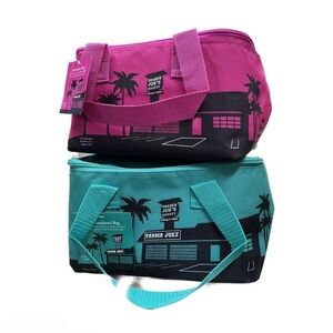 Trader Joes Mini Insulated Tote Bags Set of 2
